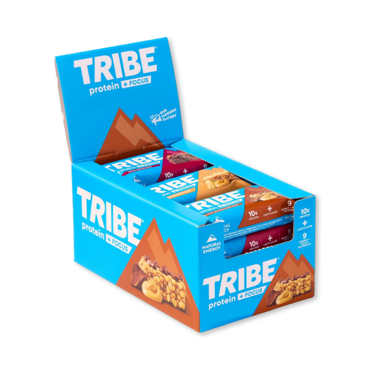 Tribe Protein & Focus Bar 12 x 60 g
